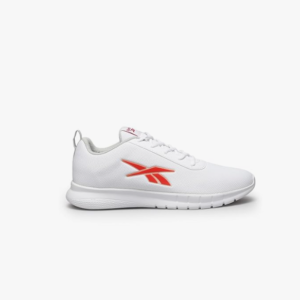 white and red runnig shoes for men